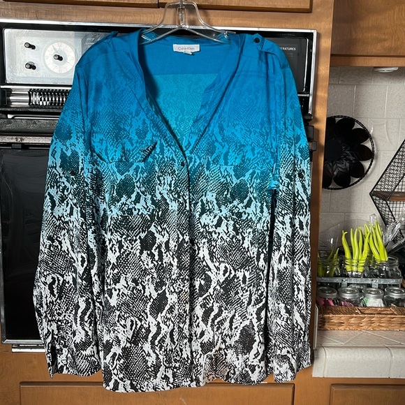 Calvin Klein ombré snake print XL , great condition - Picture 4 of 5
